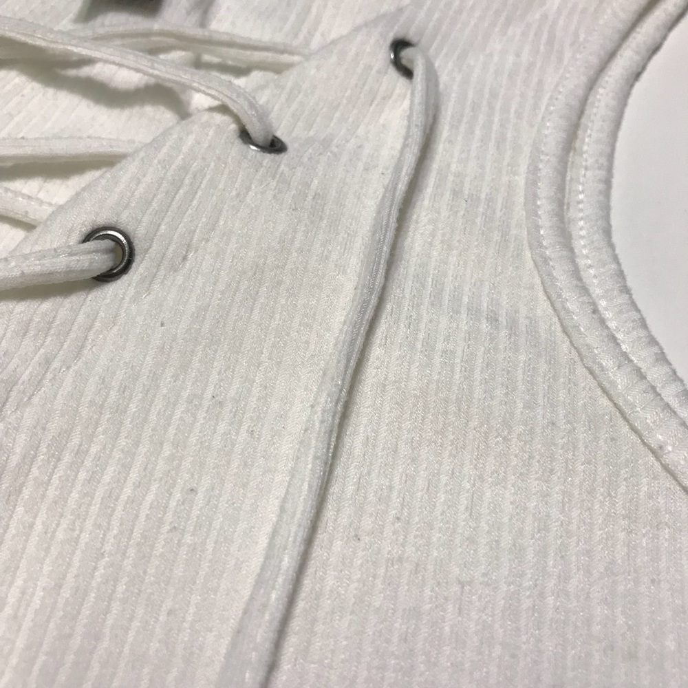 [Rue21] Lace-Up Crop Top - Picture 6 of 7